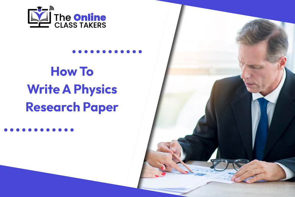 How to Write a Physics Research Paper